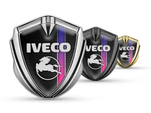 Iveco Metall Emblem Abzeichen Tuning Stil Glänzend